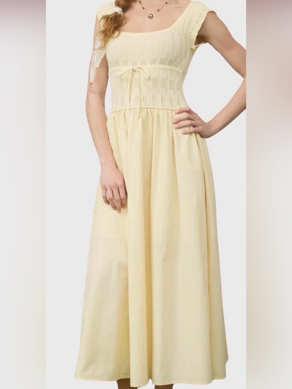 Nordstrom Knit-Bodice Maxi Dress